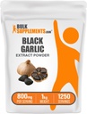 BulkSupplements.comブラックガーリックエキスパウダー - 熟成ガーリックエキス、ハーブサプリメント - ビーガン&グルテンフリー、サービングあたり800mg、1kg(2.2ポンド)(パッケージ1)