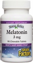 自然な要因、自然な眠りの援助による圧力RelaxのMelatonin 3のmgは、睡眠漏出周期、90のchewableタブレット(90のサービング)、Peppermintの味をリセットします