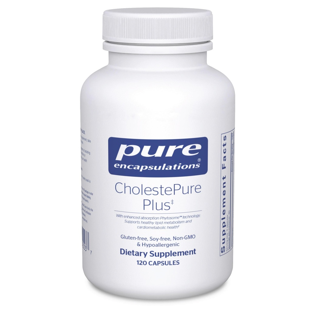 純粋なカプセル化ChillestePure Plus 120's - Lipid Metabolismと心の健康をサポート* - Berberineサプリメント - シトラスベルガモット付き - グルテンフリー&非GMO - 120カプセル