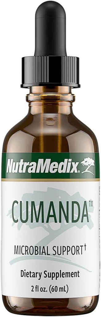NutraMedixのCumandaの液体の免疫サポート補足-女性の及び人のための微生物、消化器及び腸の健康を促進する草のチンキ-Huacapuranaの木の樹皮のエキス(2oz/60ml)となされる