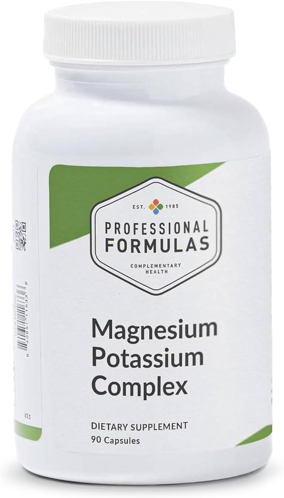 Professional Formulas Magnesium Complex - Magnesium as Glycinate, Citrate, Malate, & Krebs Cycle - to Support Healthy neuromuscular & Cardiac Function - Vegetarian, GF, Hypoallergenic -180ct