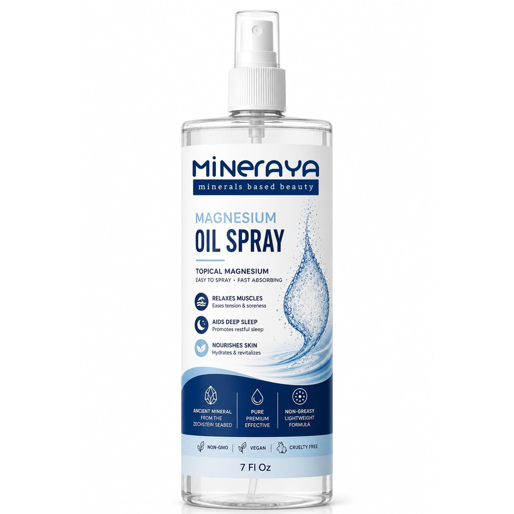 マグネシウムオイルスプレー7 Fl Oz. 100%有機、余分な強さの足のためのTopicalマグネシウムのスプレー。 筋肉回復及び健全な睡眠