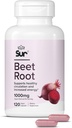 Sur Organic Beet Rootカプセル1000mg - 健康な循環および高められたエネルギー- Nitric Oxide Superfood (120のカプセル)を支えて下さい