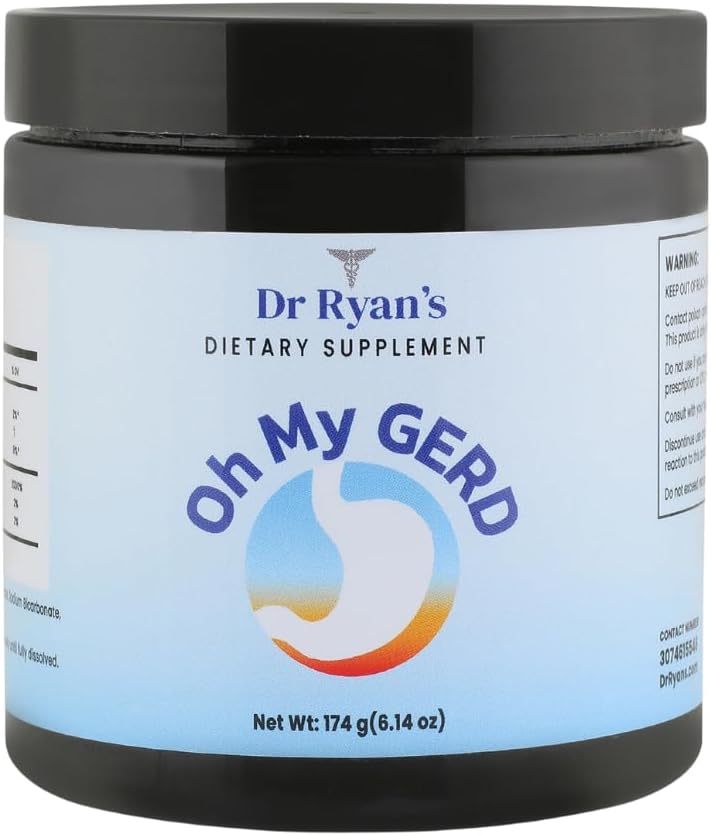 ライアン博士 - Oh My GERD - 酸の還流、ゲルド、ハートバーン、消化器など - 経口、認知および消化器系サポート - 胃酸 - 栄養補助食品 - 天然アントエイド錠代替