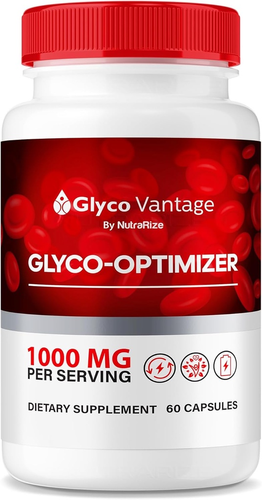 Glyco の Vantage のカプセル-優れた GlycoVantage の Glyco のオプティマイザ、サポート健康なライフスタイル、健康で安定したレベルのためのすべての自然な丸薬、公式の Glyco の Vantage レビュー(60 のカプセル)