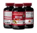 免疫系ブースター - MCTオイル3600MG、100%ピュア - ミディアムチェーントリグリセリド、mctオイルサプリメントソフトジェル、mctオイルピルオーガニック、mctオイルカプセル、mctオイルピル、mctオイル - 1ボトル(120ソフトジェル)