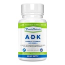 自然による力 ADK のビタミンの補足- VIT A D3 K2 のビタミン 5000 の iu - サポート骨、中心及び免疫の健康 - 60 のカプセル(2 か月の供給)