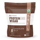 NutraOne ProteinOneビーガン植物ベースのプロテインパウダービーガンプロテインパウダー、乳製品フリー、エンドウ豆とライスプロテイン(チョコレートミルク)