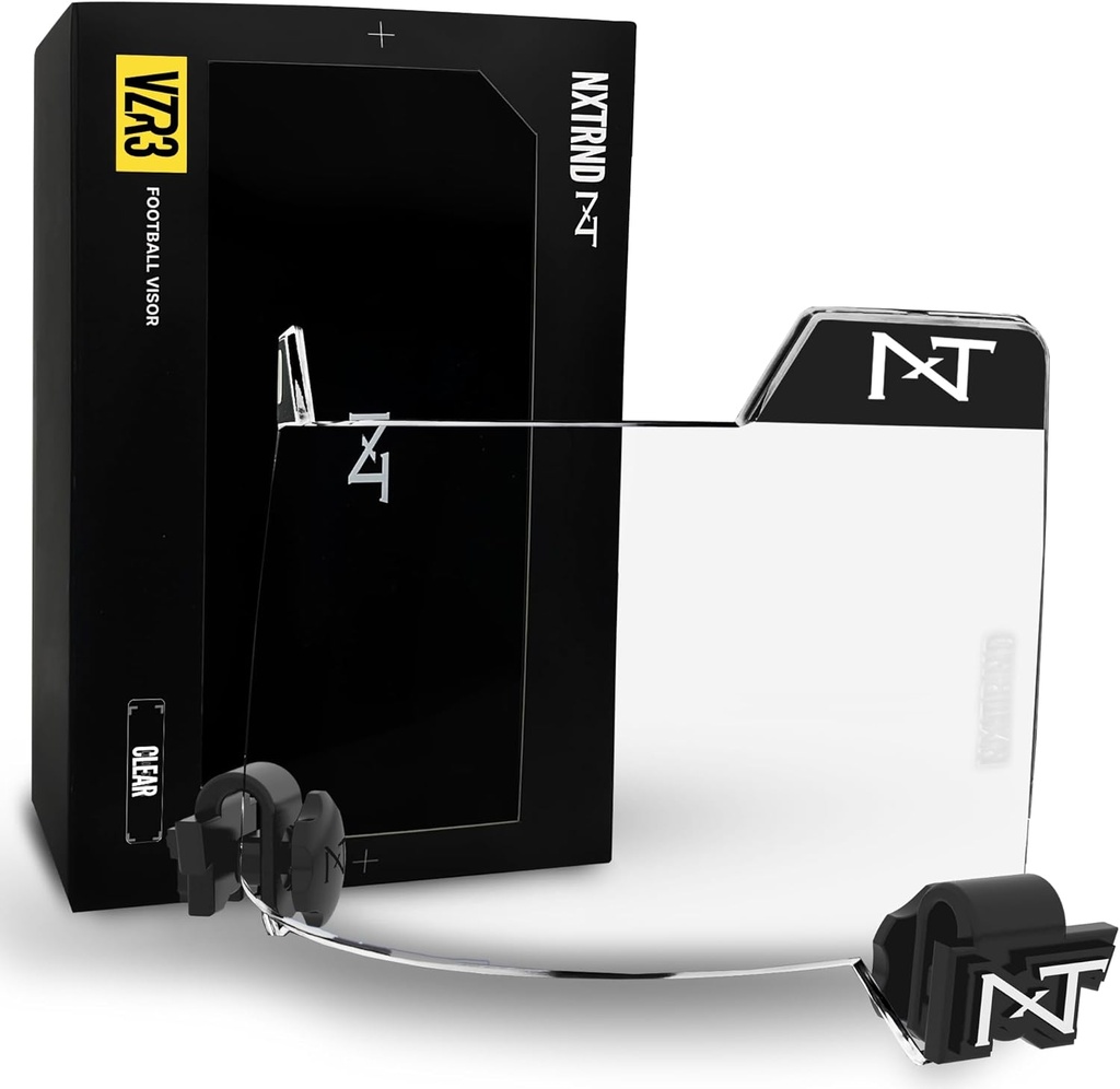 Nxtrnd VZR3のフットボールのバイザー、曲げられたレンズの技術、適合の大人及び青年のフットボールのヘルメット