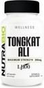NutraBio Tongkat Ali Longjack 100 サプリメント - 筋肉量、強度、パフォーマンスのための自然なサポート - カプセルあたり男性200mgのためのロングジャックTongkat Ali、60 のサービング