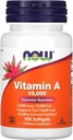 Now Foods Vitamin A 10,000 IU 100 Sgels