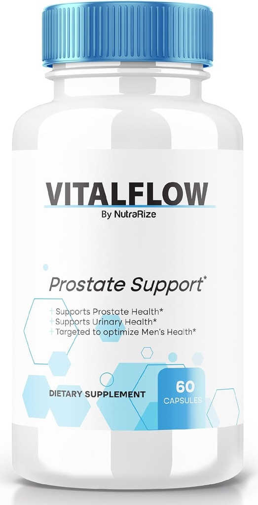 VitalFlow カプセル、VitalFlow の高度の前立腺サポート方式、制御、全面的な健康、ガラス流れの検討(60 のカプセル)を支える最高の強さの丸薬を回復する公式の全自然な方式