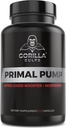 Gorilla Gulps - Primal Pump Nitric Oxideの補足のNootropic 1500mg Nitrosigine L Arginine及びビートは筋肉成長、ポンプ、血の流れ、エネルギー及び焦点-最高の強さのプレワークアウトN.O.のブースターのために根絶します