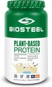 BioSteelビーガンプロテインパウダー - バニラ、スポーツ用NSF、1.8ポンド、22グラムプロテイン、25サービング - 植物ベースのプロテインパウダー、ピー&カボチャシード - プレミアム植物プロテインパウダー
