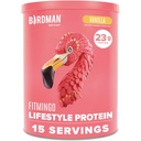 BIRDMAN Fitmingoビーガンプロテインパウダーとイノシトール、コラーゲンブースター、ヒアルロン酸とビタミン | 低炭水化物、乳フリー、低カロリー | 23g 植物ベース 青ベリープロテインパウダー ミオイノシトール