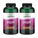 スワンソンMSM - モビリティと共同健康サポートを促進するエッセンシャルミネラル - 軟骨、コラーゲン、髪を含むコネクティブティッシュの健康を維持するのに役立ちます - (240カプセル、1000mg各) 2パック