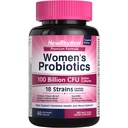 女性のためのNewRhythm Probiotics、P-5-P、ビタミンC及び有機クランベリー、100の鋼片CFU 18の緊張、消化器の健康及びPHのバランス、60のカプセル、酪農場のためのPrebiotics及び腟のプロバイオティクス