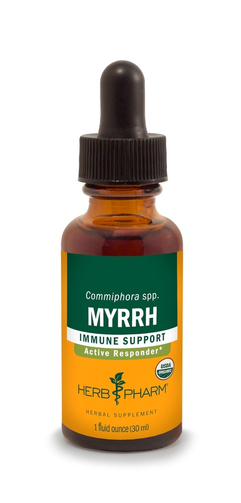 免疫システムサポートのためのハーブ Pharm Myrrh の液体のエキス - 1 Ounce (DMYRR01)