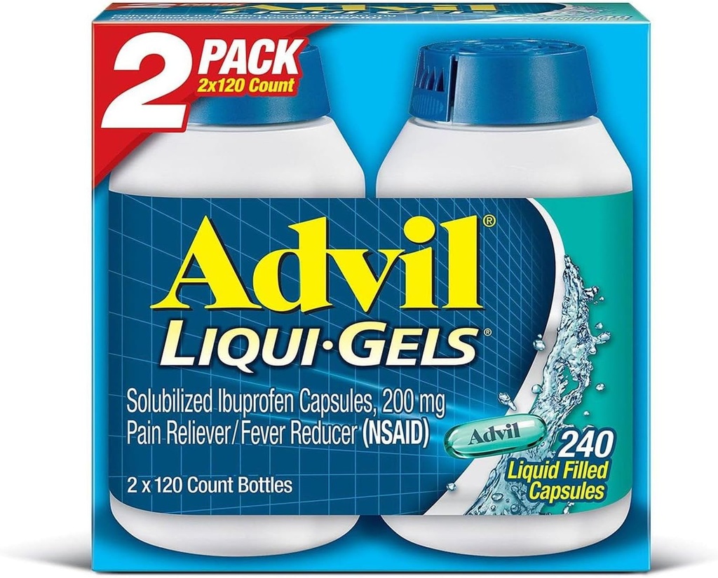 Advil Liqui-Gels (2pk, 120 カウント)