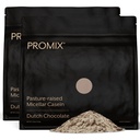 ProMix栄養カゼインプロテインパウダー - 草フェッド、牧草上げ、スローリリース25g Micellar Casein - 5.4g BCAAsグルテンフリー、砂糖フリー、大豆フリー - チョコレート、5lb