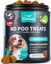 犬のためのPoo Chewablesなし - 酵素と消化の健康のためのプロバイオティクス - Coprophagia Deterrent - 犬の便の食育 - 消化器、歯科、ガット&免疫の健康 - ポップの摂食なし