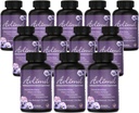 Hormone Balance & Menopause | Relief from Mood Swings, Hot Flashes, Night Sweats & Irritability - Isoflavones, Black Cohosh, Raspberry, Valerian, Sage, Red Clover, Lemon Balm - 60 Count (12)