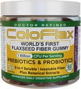 有機亜麻仁繊維+プロバイオティックグミー 大人のためのクランプのない便秘救済と規則性、容認性&不溶性トリプルファイバービーガングミー - 30サービング