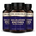 Mercola Gallbladder Enzymes博士 - Gallbladder&Digestive Health Support - Pancreatic Protease、Amylase&Lipase - Non-GMO、グルテンフリー&大豆フリー - 90 遅延リリースカプセル(90 サービング)