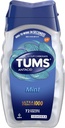 TUMS Ultra Strength Chewable Antacid Tablets for Heartburn Relief, Peppermint - 72 Count