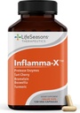 LifeSeasons Inflamma-Xジョイント&ティッシュサポートサプリメント - 筋肉の快適さ、回復と柔軟性をサポート - ターメリック、ブロムレイン、プロテアーゼとハーブフォーミュラ - 60カプセル