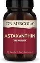 Mercola Organic Astaxanthin - 4mgアスタキサンチン - 強力な抗酸化剤サポート - 有機マイクロ藻エキス - 非GMO、グルテンフリー&大豆フリー - 90カプセル(90のサービング)