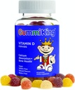 Gummi King Vitamin-D Supplement, Strawberry/Lemon/Orange/Grape/Cherry/Grapefruit, 60 Count