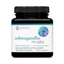 Youtheory Ashwagandha + GABA - 有機KSM-66-1,000 mg Ashwagandha&100 mg GABA - コルチゾール、エネルギー、ストレス&メモリサポートサプリメント - 60 ベジタリアンカプセル(30日供給)