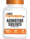BulkSupplements.comアグマチン硫酸カプセル - 硝酸酸化物サプリメント、アグマチンサプリメント - グルテンフリー、サービングあたり2カプセル、180カウント(パッケージ1)