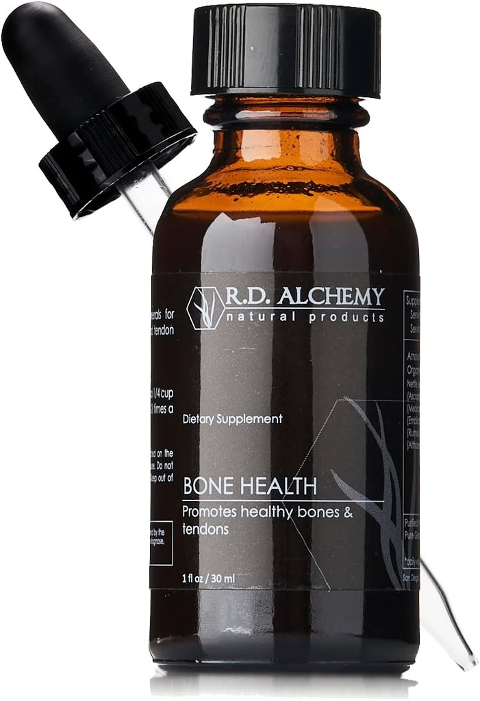 RD Alchemy - 100% Natural & Organic Bone Health Extract - Promotes Healthy Bones and Tendons - Speed Healing Plant-Based Minerals and Vitamins for Fractures and Injuries