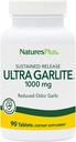 NaturesPlus Ultra Garlite 1000mg - 90錠 - 減らされた臭気ニンニク - 無料のRadical防衛と免疫の健康のための栄養サポート - 持続的なリリース - 90サービング