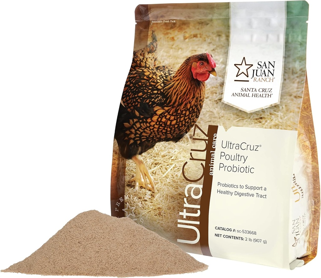 UltraCruzの家禽のプロバイオティクス;2ポンド、ブラウン