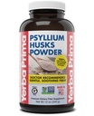Yerba Prima の syllium の殻の粉 12 の oz - 自然な繊維の補足 - コロンの洗剤 - 腸の健康 - 完全菜食主義者の非 GMO、グルテンフリー(新しいラベル- 5 月 Vary 包装)