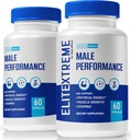 (2パック) EliteXtreme男性用サプリメント、EliteXtreme男の丸薬、男性のためのすべての自然食用カプセル、全体的な健康のための1200 MGマルチビタミン、エリートエクストリームレビュー(120カプセル)