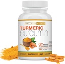 Piperine 1500mg、90の計算が付いているTurmeric Curcumin
