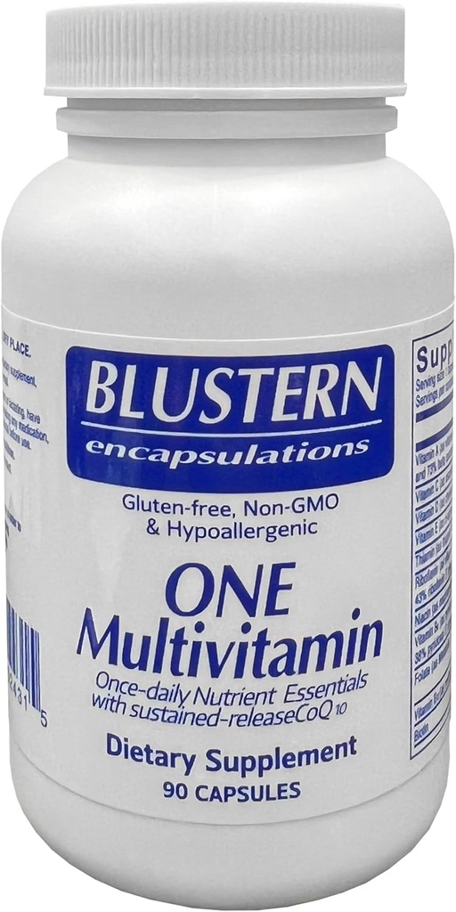 Multivitamin Supplement for Women & Men - Daily Support with Essential Nutrients, Antioxidant Complex, CoQ10 and Lutein for Enhanced Immunity, Brain Function, and Eye Health - 90 Capsules