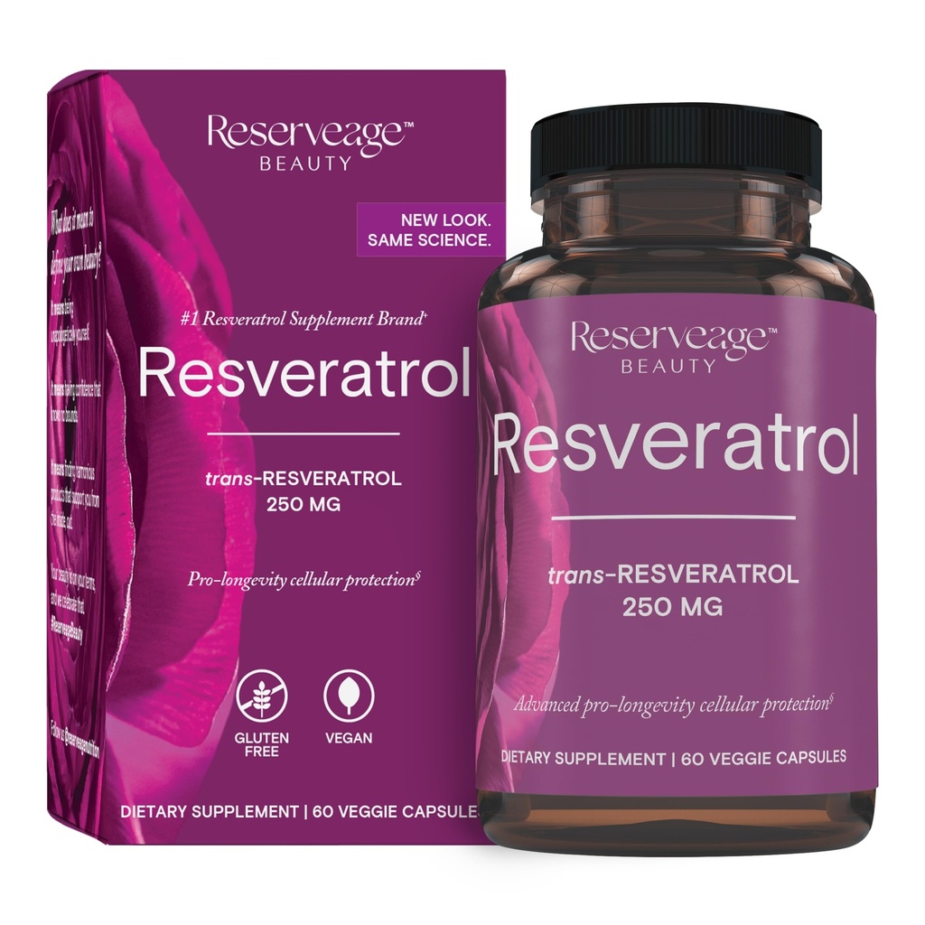 準備の美のレスベラトロール250 mg - 最高のトランスレスベラトロール - 完全菜食主義者の抗酸化サプリメント & 心臓の健康 - エイズ健康な老化と免疫の健康 - 60野菜カプセル