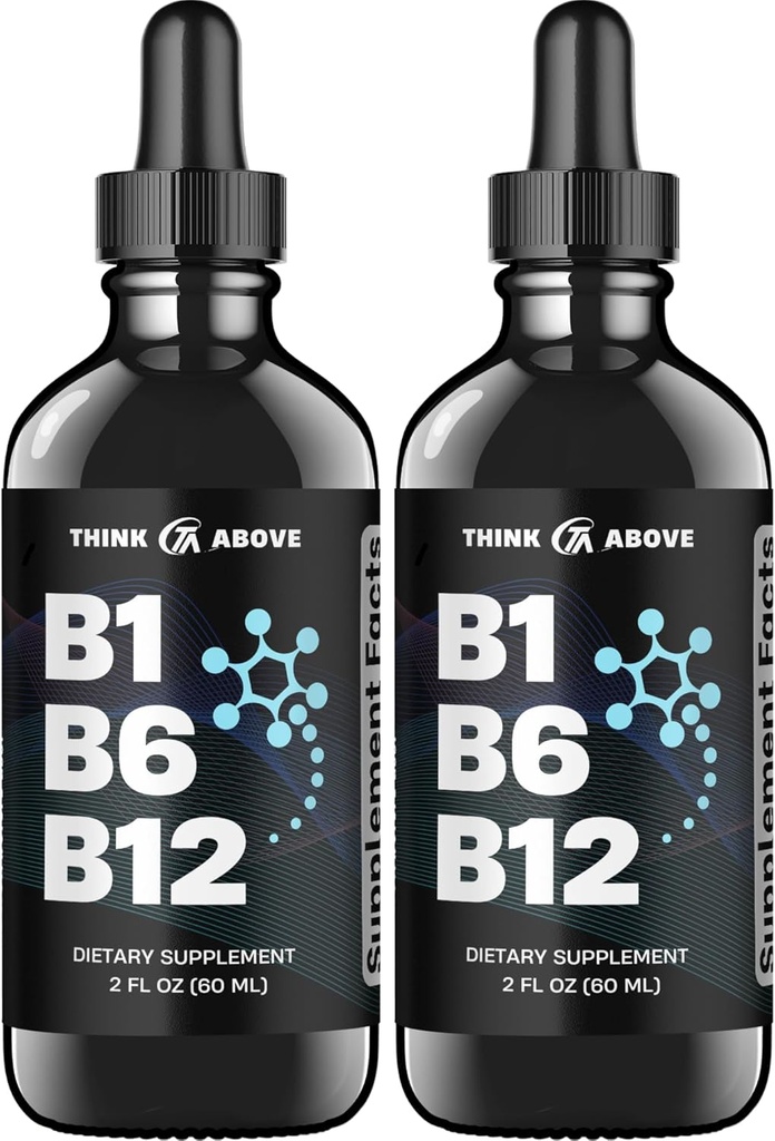 B1 B6 B12のビタミンの液体の低下-Nerve、エネルギー、頭脳サポート補足-Fruty-Likeの味-Methylcobalamin、Thiamine、Pyridoxine (2)