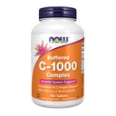 NOW食品は、ビタミンC-1000コンプレックス、バイオフラボンイド250mg、緩衝、抗酸化保護*、180錠を補います