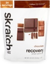 Skratch Labs Post Workout Recovery Drink Mix with Chocolate, (41.6 oz, 24 サービング) with 完全なミルクプロバイオティクス、グルテンフリー、コーシャ、ナチュラル、ベジタリアン