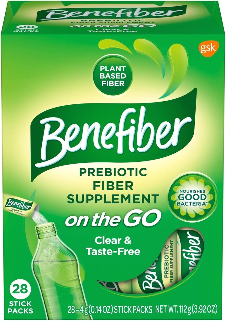 便利な使用のためのGoの棒のパックのBenefiber繊維の補足箱1箱1箱だけ1箱あたりの28の棒のパック