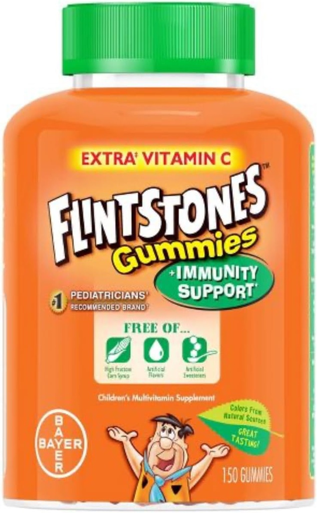 Flintstonesの子供のMultivitaminプラスの免除サポート ガミー60の計算(2のパック)
