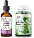 ワイルド&オーガニックパッションフラワー Tincture 2 fl oz & Valerian Root Gummies