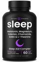 大人のためのNutraChamps 10-in-1自然な睡眠の援助 - Melatonin、レモン バルム1000mg、Chamomile 400mg、Valeianの根600mg、Lのテアニン、Lのトリプトファン、GABA、マグネシウムの睡眠の援助