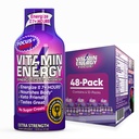 ビタミン エネルギー焦点+ の余分強さエネルギー ショット ベリー 48 のパック、260mg 自然なカフェイン、B ビタミン、CoQ10、アミノ酸、焦点、生産性及び明白、ゼロ砂糖、グルテンフリー、1.03 fl oz